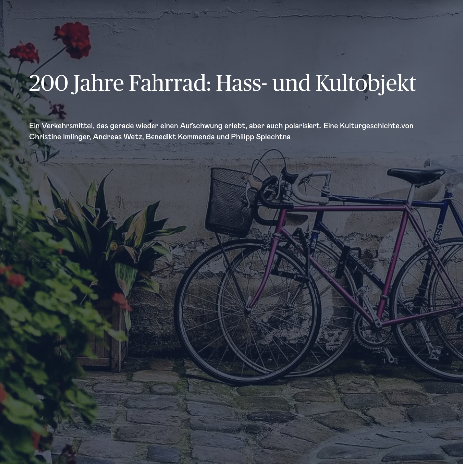 200 Jahre Fahrrad: Hass- und Kultobjekt