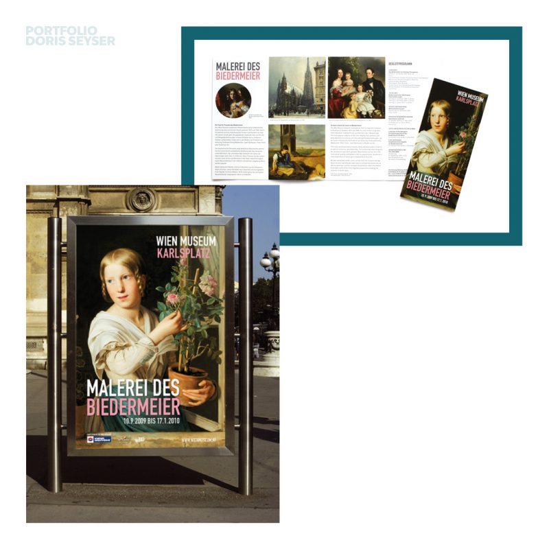 Portfolio_Wien Museum Wien Museum, Gestaltung der Werbemittel